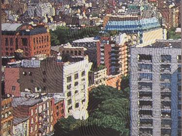 Original Modern Cities Paintings by Marilyn Henrion