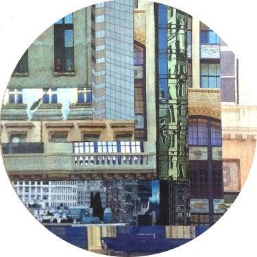 Original Modern Cities Mixed Media by Marilyn Henrion