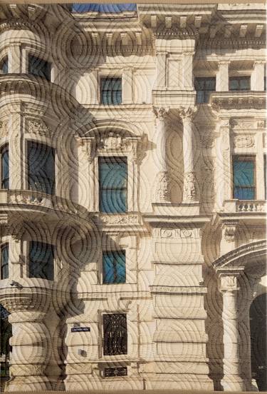 Original Realism Architecture Mixed Media by Marilyn Henrion