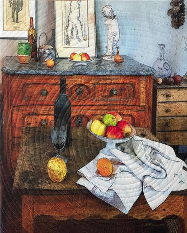 Print of Interiors Paintings by Marilyn Henrion