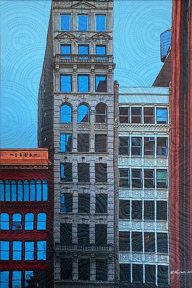 Print of Architecture Mixed Media by Marilyn Henrion