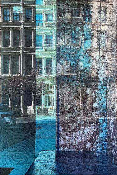 Print of Documentary Cities Mixed Media by Marilyn Henrion