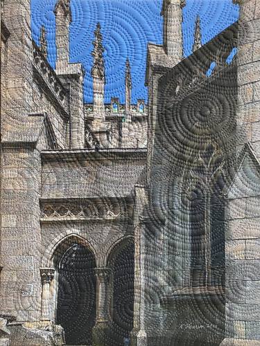 Print of Architecture Mixed Media by Marilyn Henrion
