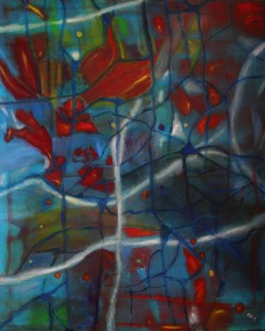 Print of Abstract Nature Paintings by María Remedios Ramírez Gonzlez