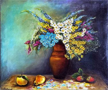 Original Impressionism Still Life Paintings by Nataliya A Goncharuk