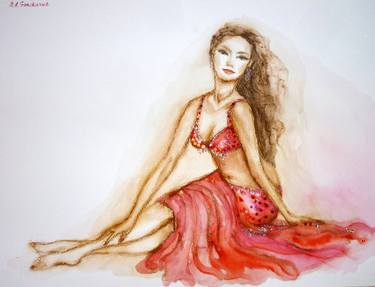Original Figurative Health & Beauty Paintings by Nataliya A Goncharuk