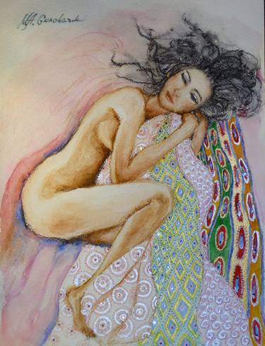Print of Impressionism Erotic Paintings by Nataliya A Goncharuk