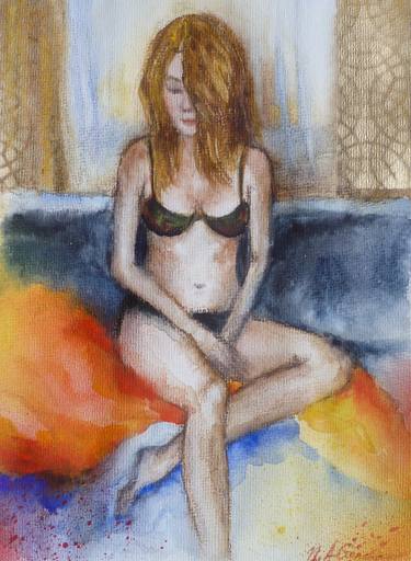 Print of Impressionism Nude Paintings by Nataliya A Goncharuk