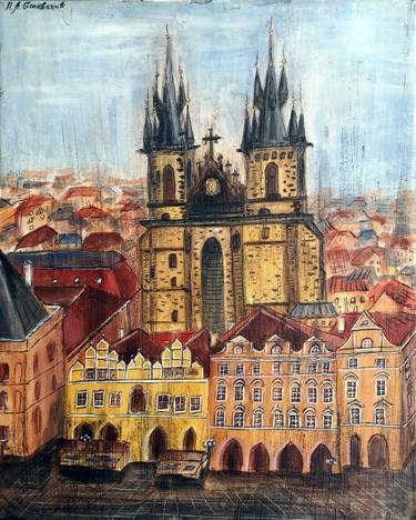 Original Cities Paintings by Nataliya A Goncharuk