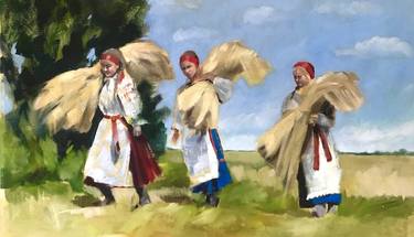 Original Impressionism Women Paintings by tatyana ostapenko