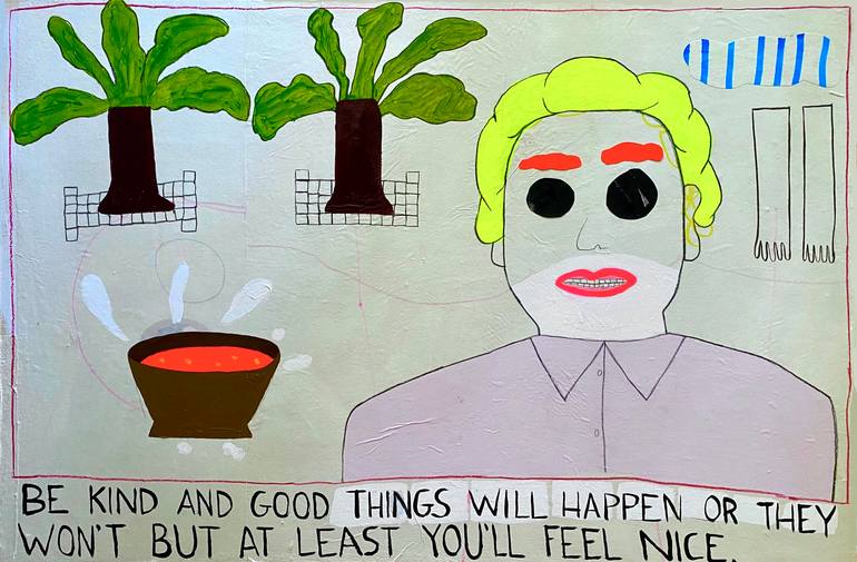 Original Pop Art Humor Paintings by Kelly Puissegur