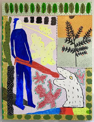 Original Pop Art Nature Paintings by Kelly Puissegur
