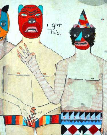 Limited Edition- I Got This- Mixed Media Print on Wood thumb