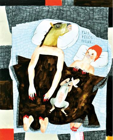 Print of Folk Love Paintings by Kelly Puissegur