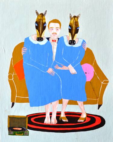 Print of Figurative Love Paintings by Kelly Puissegur