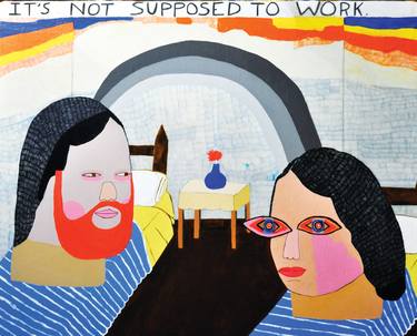Saatchi Art Artist Kelly Puissegur; Painting, “It’s Not Supposed to Work” #art