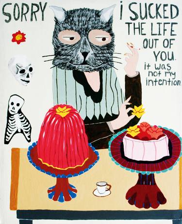 Print of Folk Humor Paintings by Kelly Puissegur