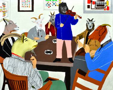 Print of Folk Humor Paintings by Kelly Puissegur