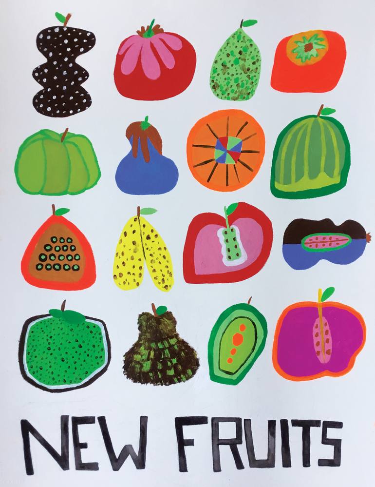 New Fruits Painting by Kelly Puissegur | Saatchi Art