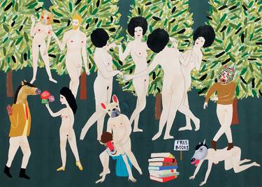 Print of Nude Paintings by Kelly Puissegur