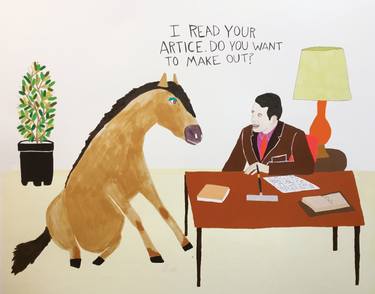 Print of Fine Art Humor Paintings by Kelly Puissegur