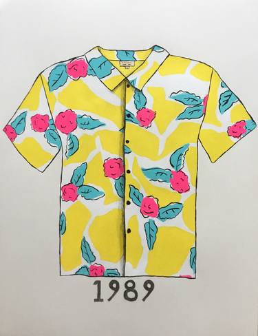 Saatchi Art Artist Kelly Puissegur; Painting, “Hawaiian Shirt 1989” #art