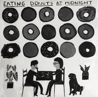 Eating donuts at Midnight thumb