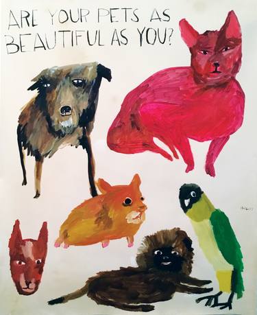 Original Fine Art Animal Paintings by Kelly Puissegur