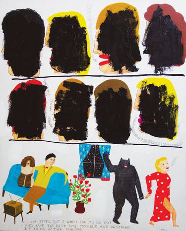 Print of People Paintings by Kelly Puissegur