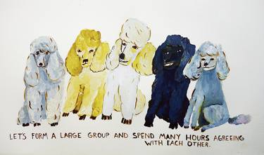 Print of Dogs Paintings by Kelly Puissegur