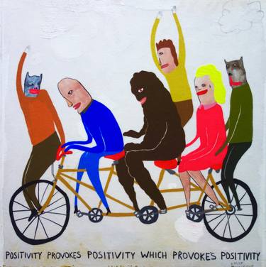 Print of Bicycle Paintings by Kelly Puissegur