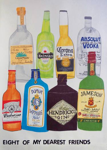Print of Food & Drink Paintings by Kelly Puissegur