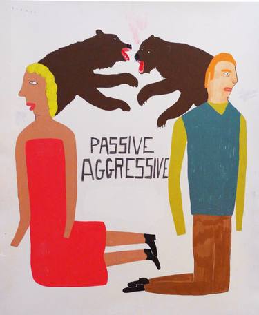 Saatchi Art Artist Kelly Puissegur; Painting, “Passive Agressive” #art