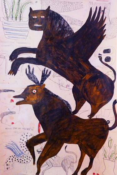Original Animal Paintings by Kelly Puissegur
