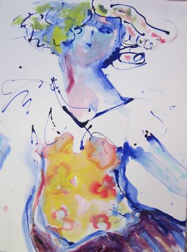 Print of Fashion Paintings by Ruth Kolman Brophy