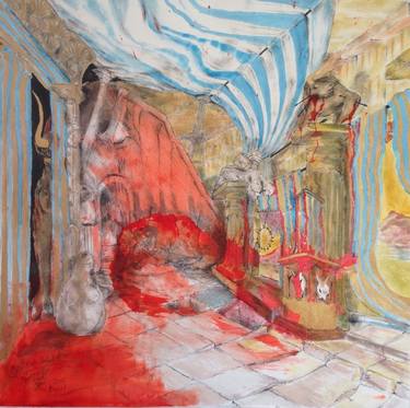 Original Surrealism Interiors Paintings by Jeff Engberg