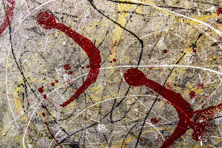 Original Abstract Expressionism Abstract Painting by Michael Daks