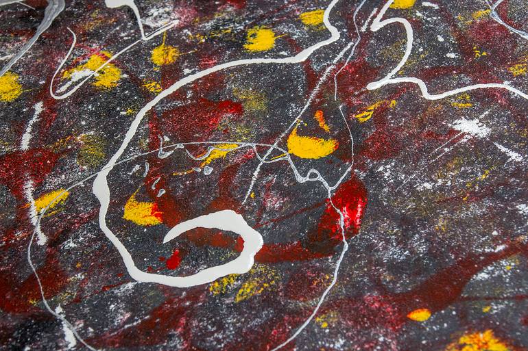 Original Abstract Expressionism Abstract Painting by Michael Daks