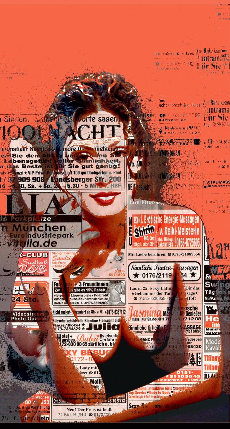 SEX SELLS - Limited Edition of 22 Mixed Media by Michael Eder | Saatchi Art