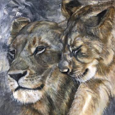 Original Realism Animal Painting by Barb Bowlsby
