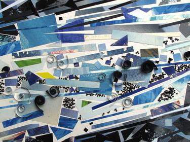 Print of Abstract Collage by dilip patel