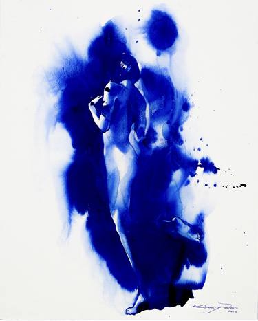 Print of Abstract Nude Paintings by Jungwoon Kim