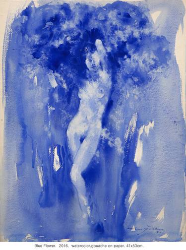 Print of Abstract Nude Paintings by Jungwoon Kim