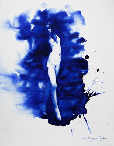 Print of Fine Art Nude Paintings by Jungwoon Kim