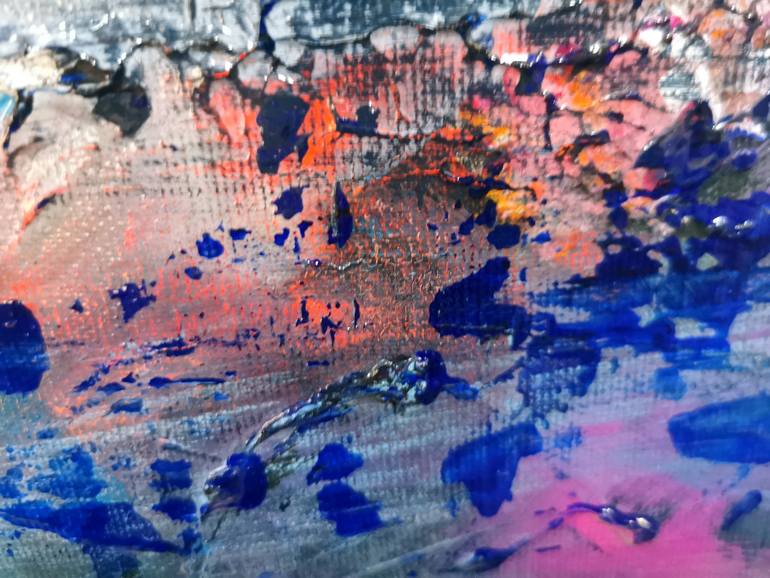 Original Abstract Fantasy Painting by Kloska Ovidiu