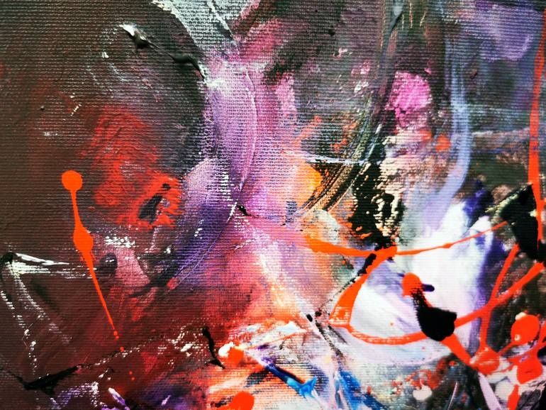 Original Abstract Still Life Painting by Kloska Ovidiu