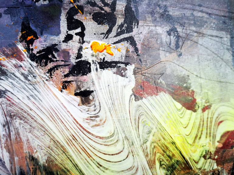 Original Abstract Expressionism Abstract Painting by Kloska Ovidiu