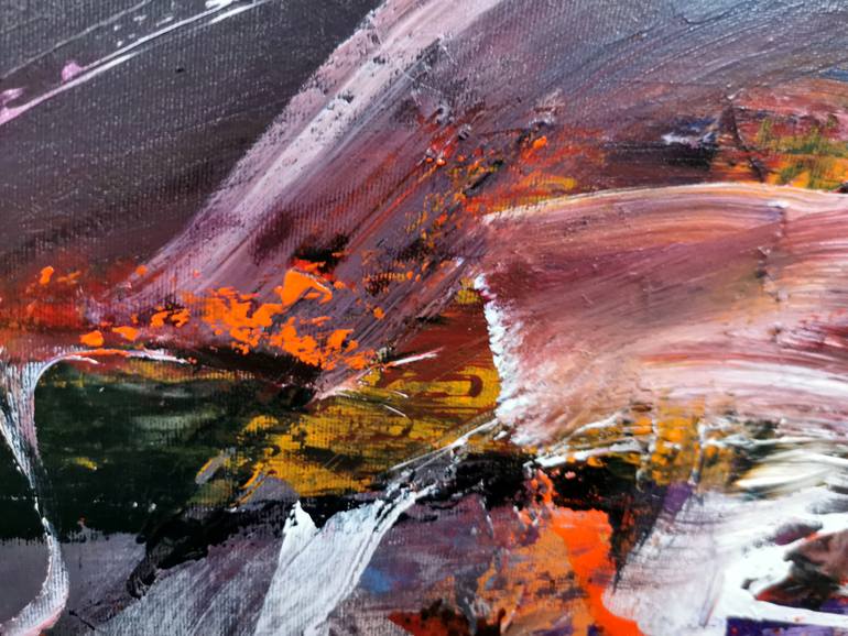 Original Abstract Fantasy Painting by Kloska Ovidiu