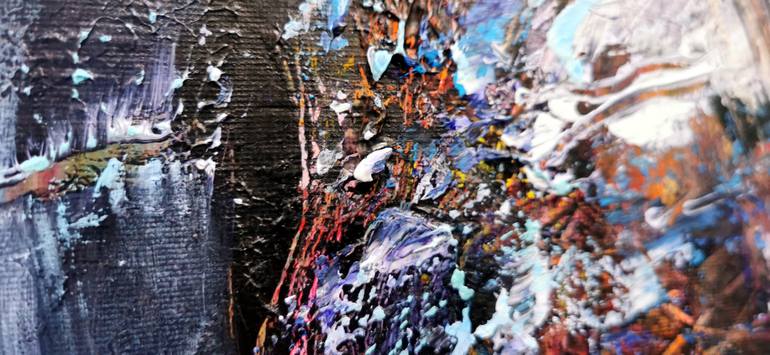 Original Abstract Expressionism Fantasy Painting by Kloska Ovidiu