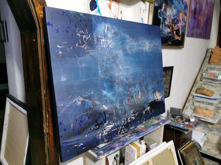 Original Abstract Fantasy Painting by Kloska Ovidiu